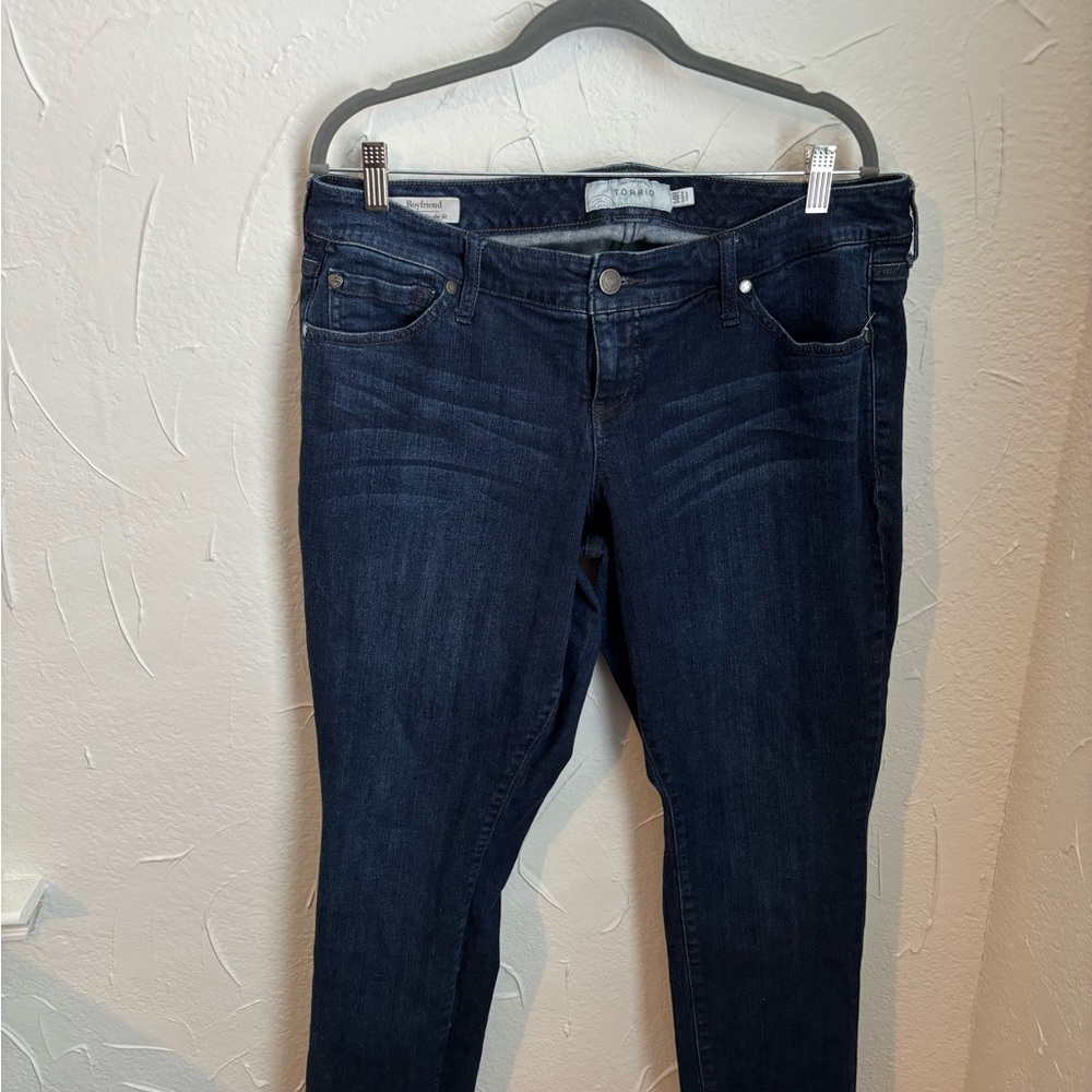 Torrid Dark Indigo Boyfriend jeans